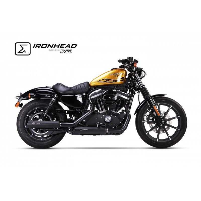 IXIL Slip On Ironhead Rund Schalldämpfer (oberer und unterer Endschalldämpfer)