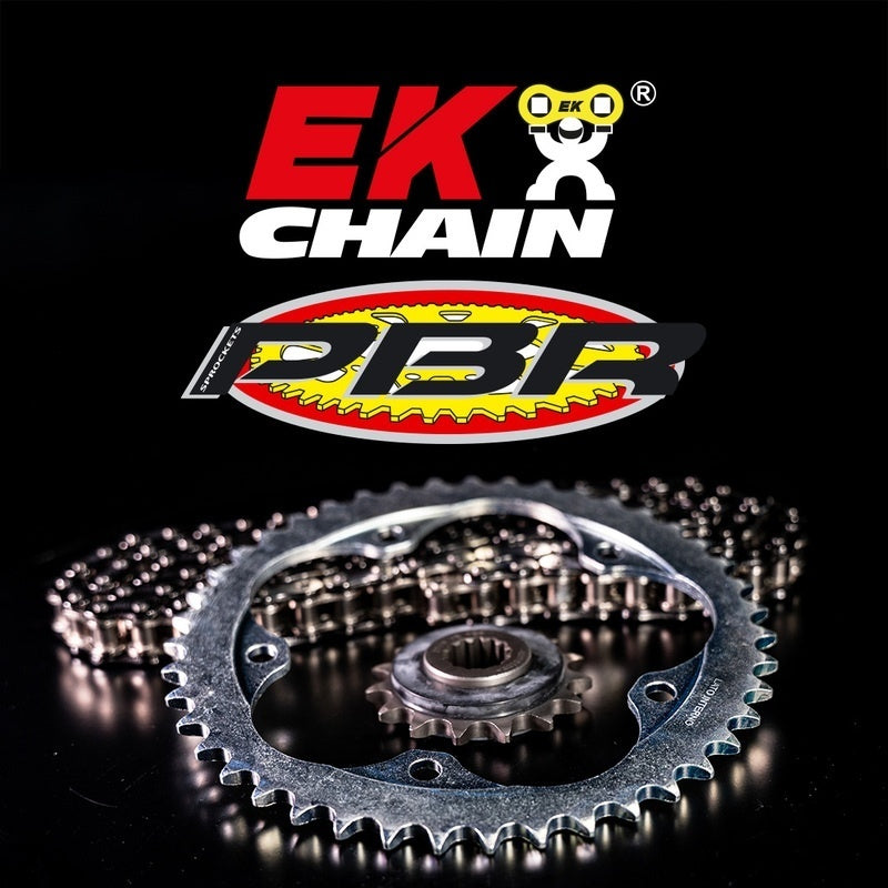 EK/PBR Kettenkit 525 SRX2 - 14/44-112  - Standard Kettenrad Stahl