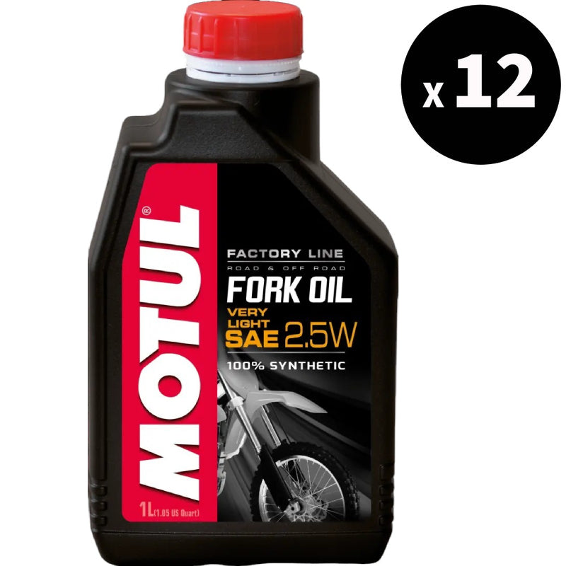 MOTUL Factory Line Gabelöl 2,5W - 1 l, 12 Stück