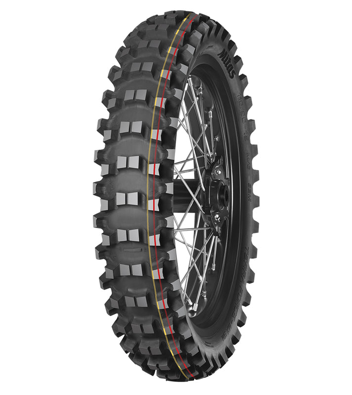 MITAS Reifen TERRA FORCE-MX SM 70/100-10 (2.50-10) 41M TT SOFT MEDIUM TERRAIN RED YELLOW NHS