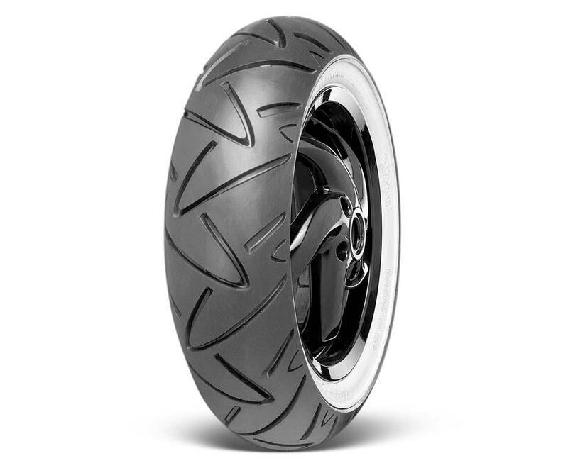 CONTINENTAL Reifen CONTITWIST WW Weißwand 130/70-12 M/C 62P TL