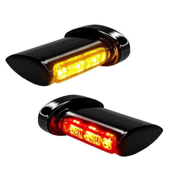 HeinzBikes WINGLETS 3in1 BLINKER, Schwarz