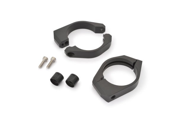 DAYTONA Gabel Klemmen Set 53mm Aluminium schwarz zur Blinker Montage
