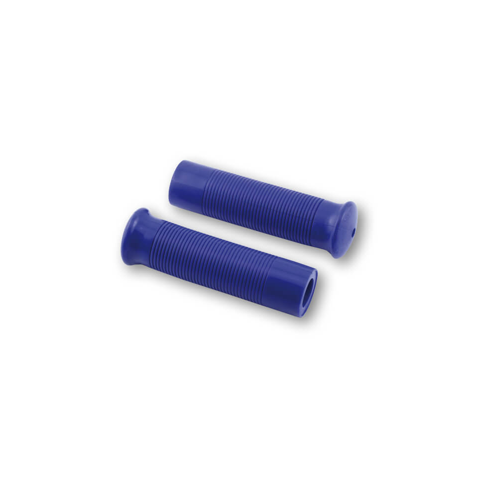 - Kein Hersteller - Lenkergriffe Custom Retrostyle für 7/8 Zoll Lenker (22mm) in blau