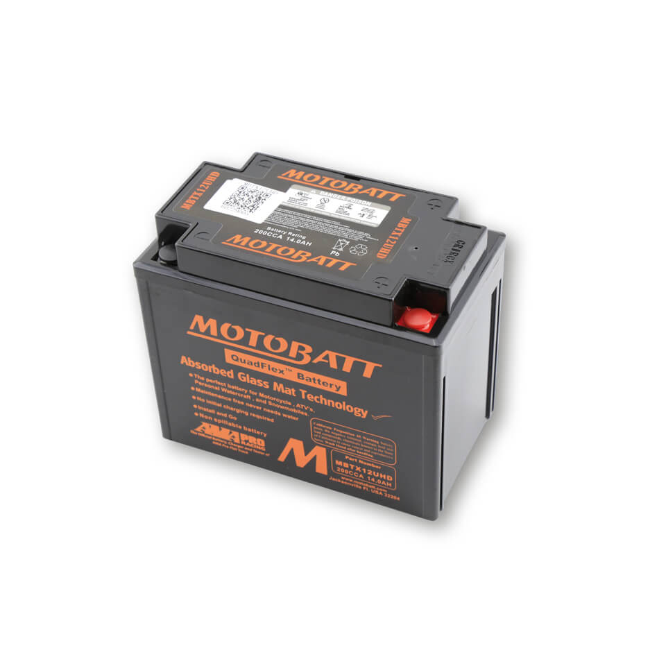 MOTOBATT Batterie MBTX12UHD, schwarz