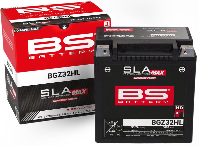 BATTERY SLA Wartungsfreie Batterie Werkseitig aktiviert - BGZ32HL