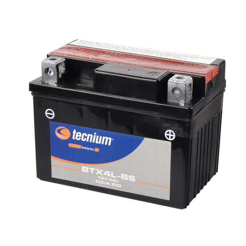 tecnium AGM Batterie mit Säurepack - BTX4L-BS