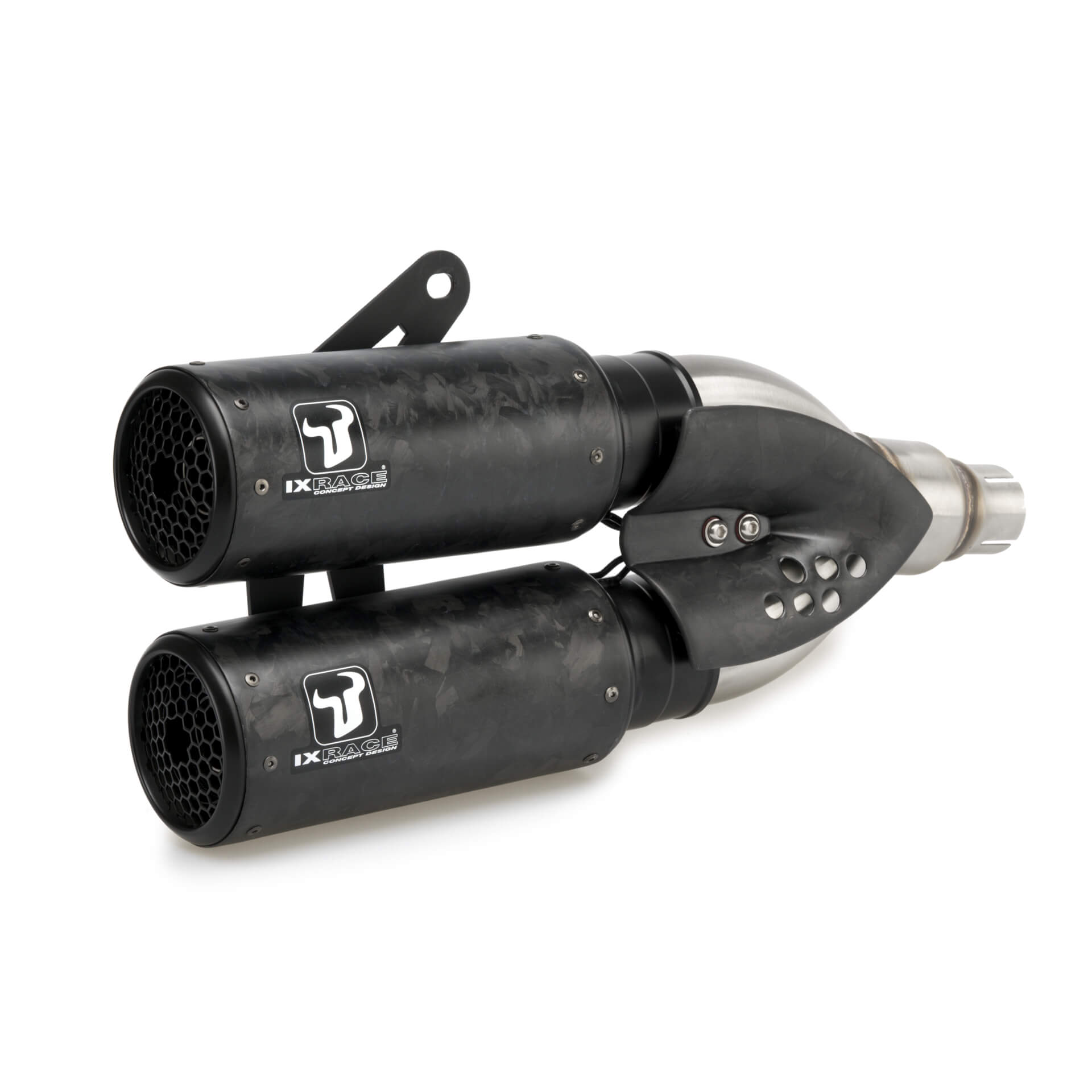 IXRACE DCX2 Edelstahl/Carbon forged Endschalldämpfer, Z 900, 16-19, Z 900 A2, 20-