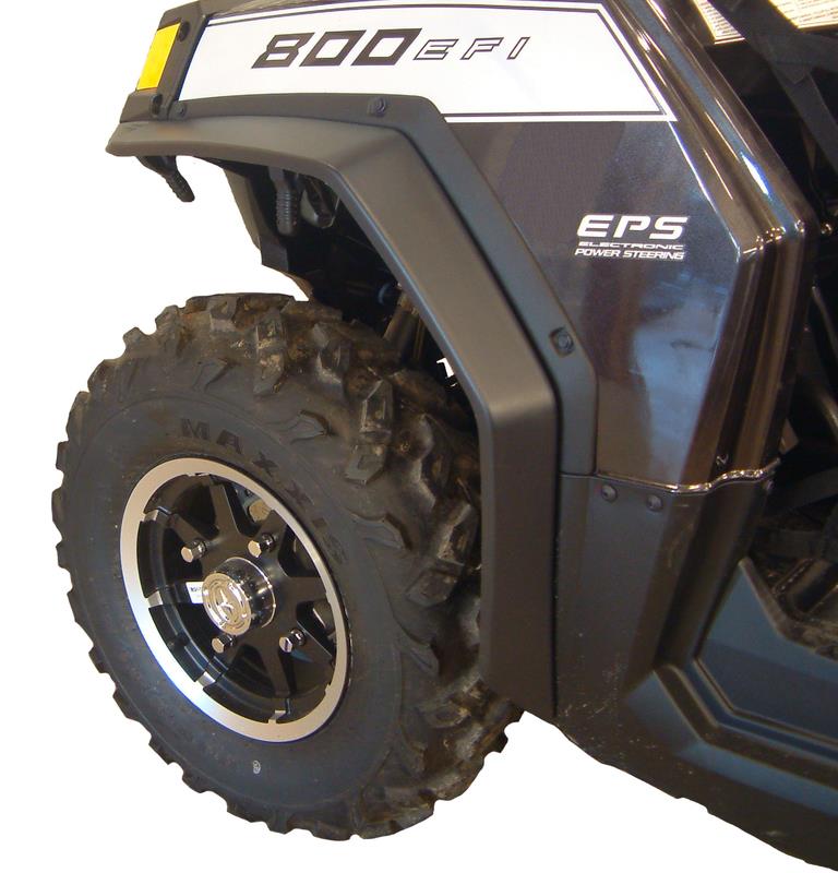 DIRECTION 2 Overfender Kit Schwarz Polaris RZR