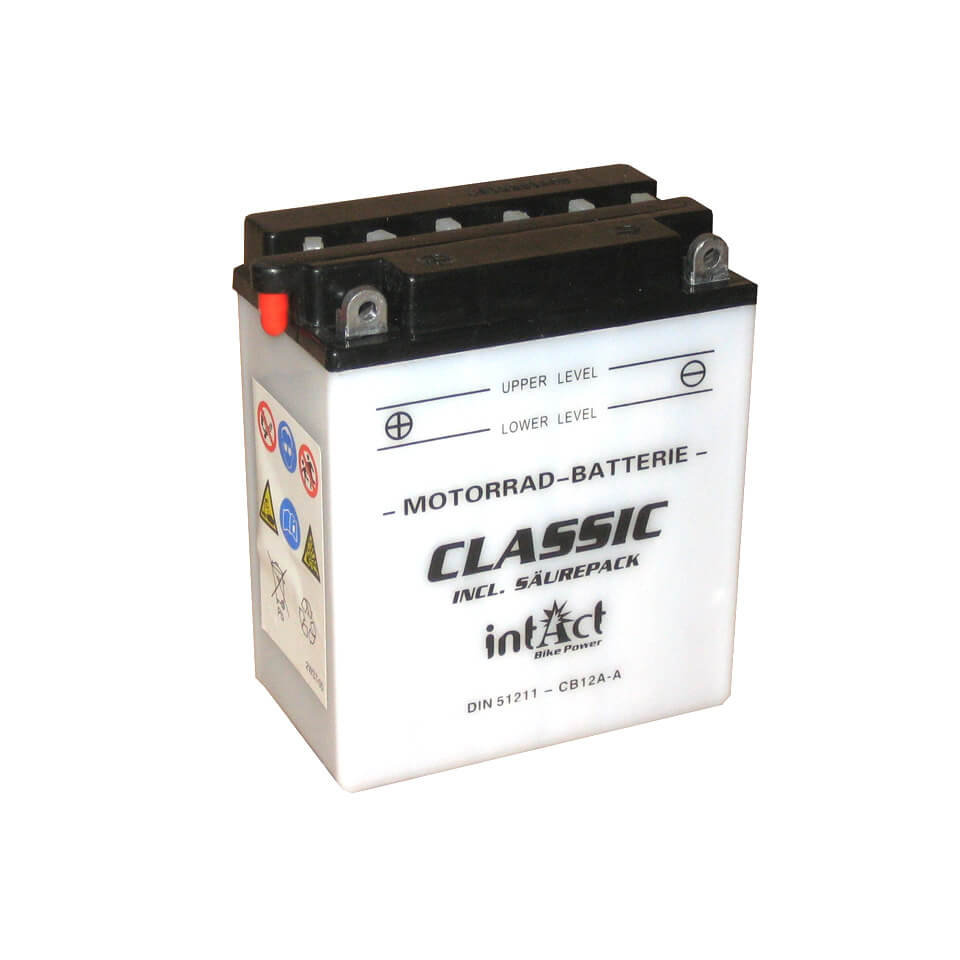 INTACT Bike Power Classic Batterie CB 12A-A mit Säurepack