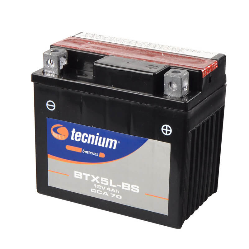 tecnium AGM Batterie mit Säurepack - BTX5L-BS